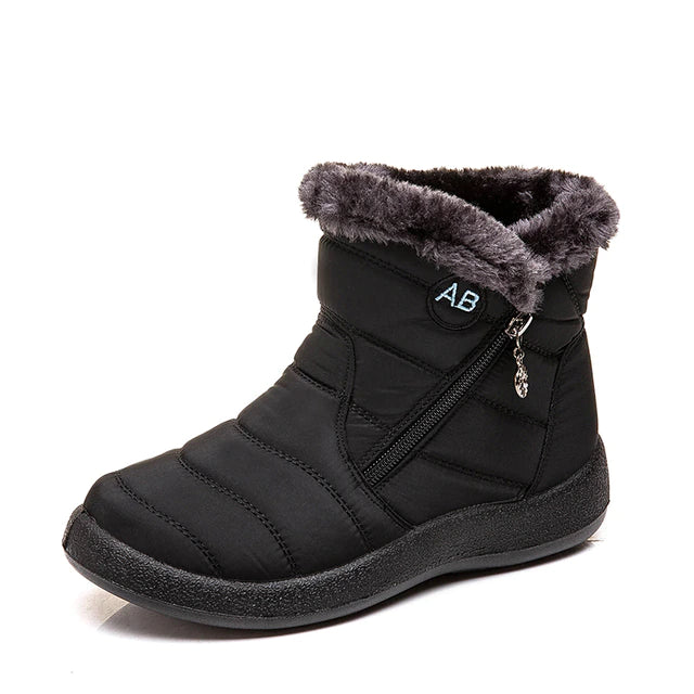 Warme Winterschuhe aus weichem Leder