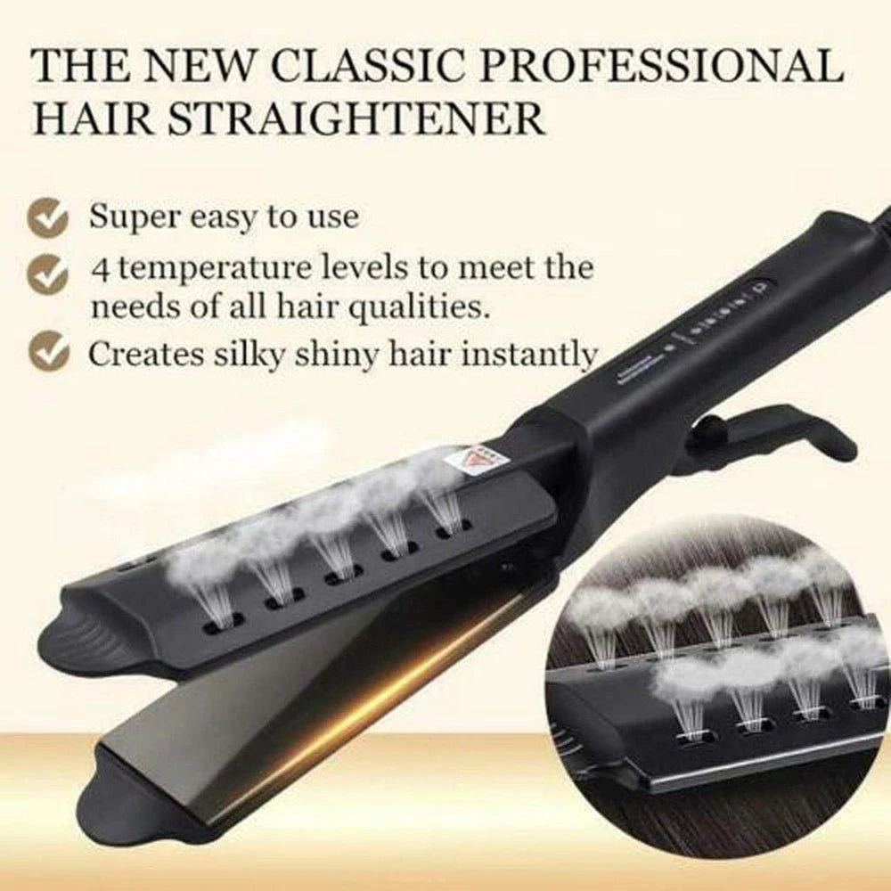 HairCare™ Steam iron hair straightener