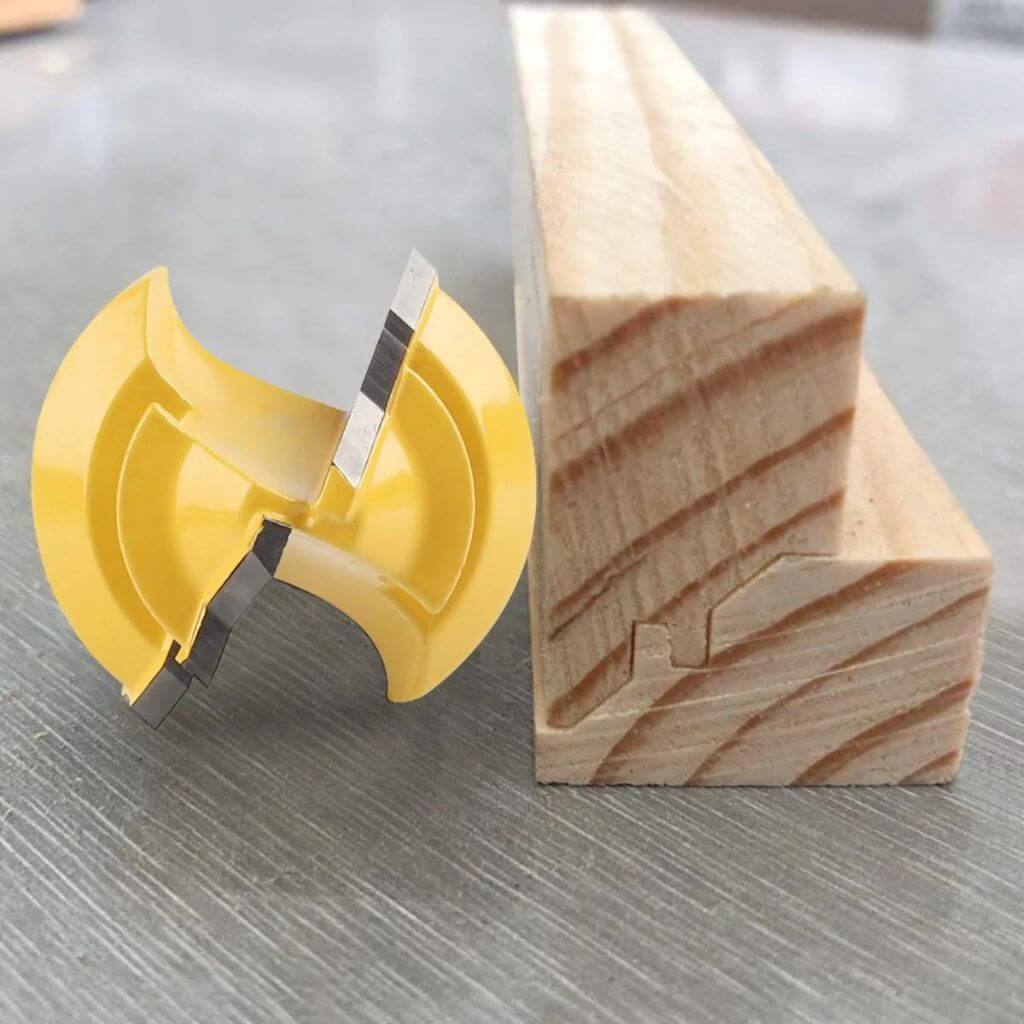 45-degree Lock Miter Router Bit