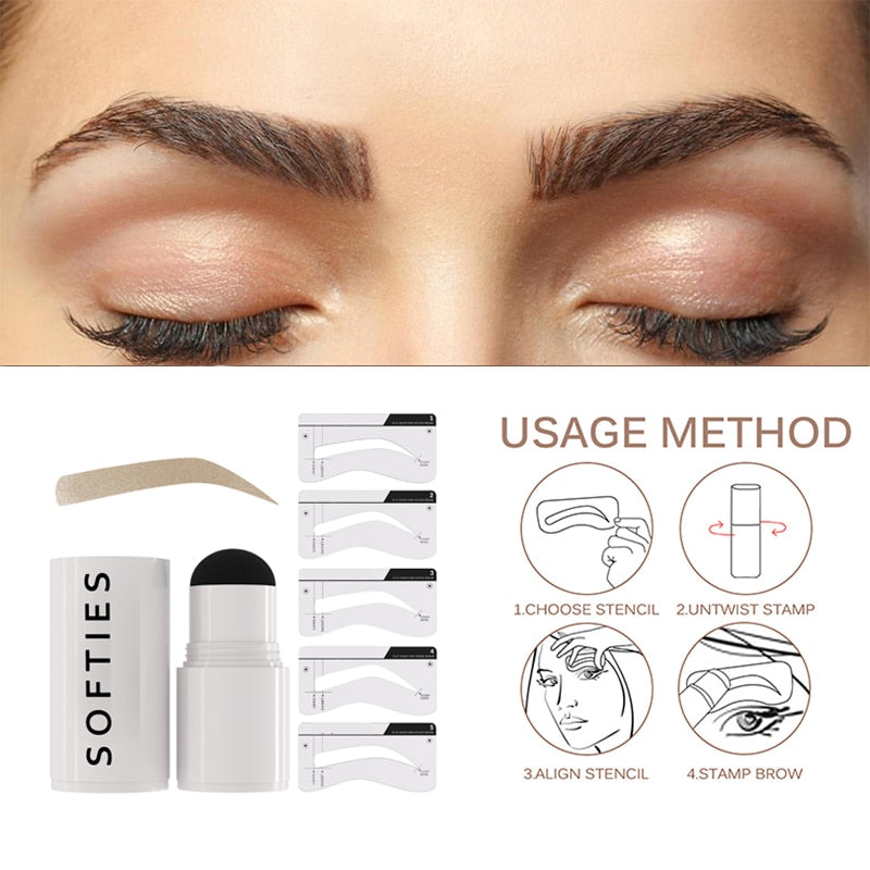 MADLUVV™ Patented Eyebrow Stamp Stencil Kit