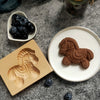 RUDOLPH™ 3D Wooden Gingerbread Mold Cookie Cutter