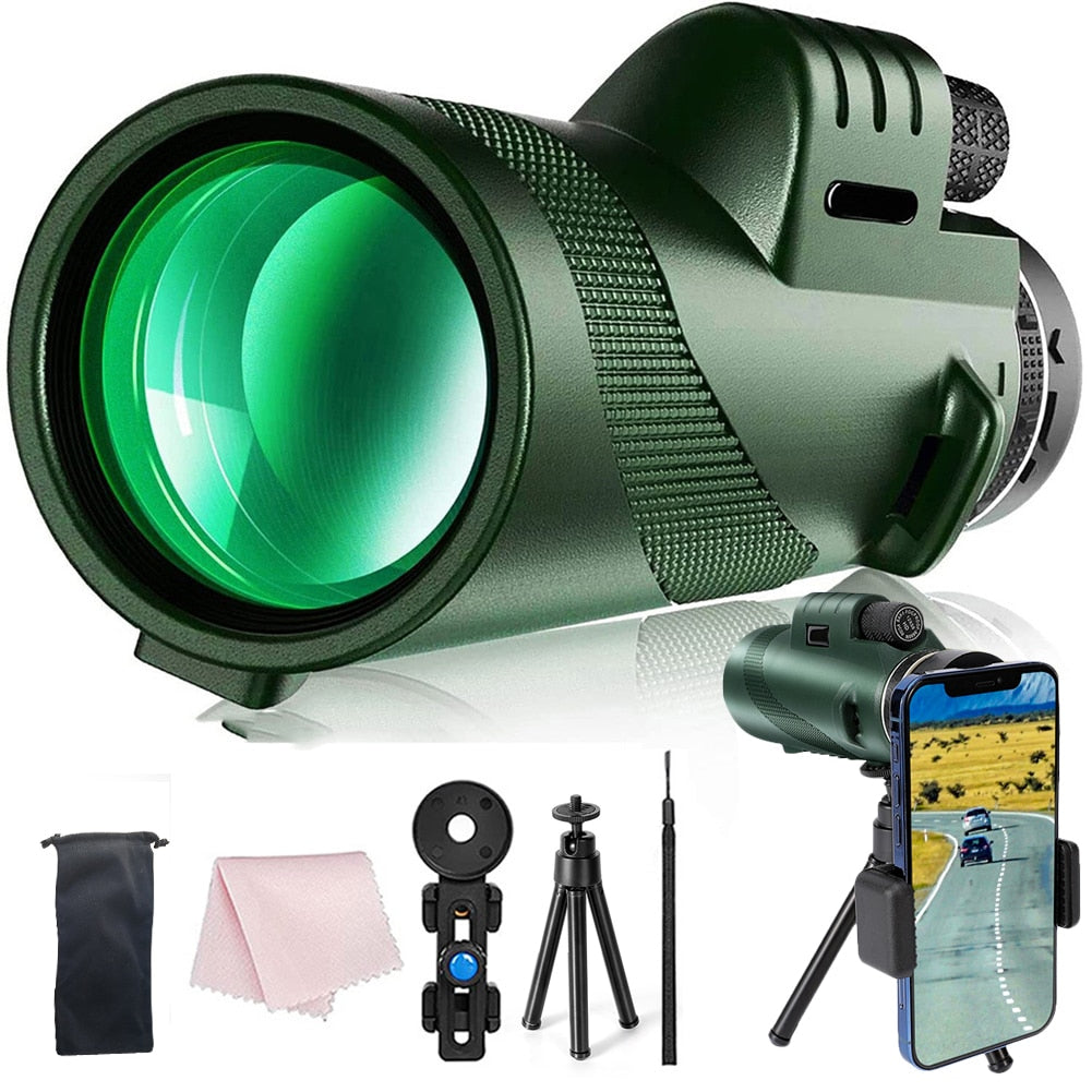 Monocular Phone Attachment Telescope