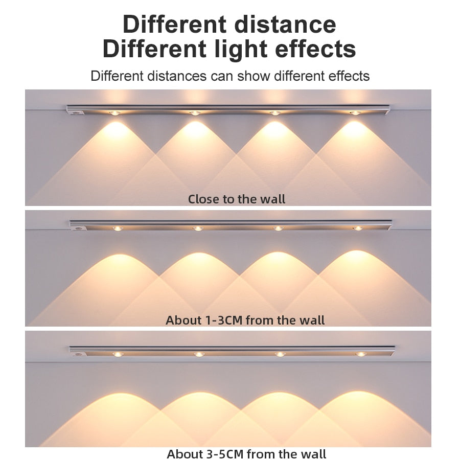 BrightBeam - LED-Schrankleuchte mit Bewegungssensor