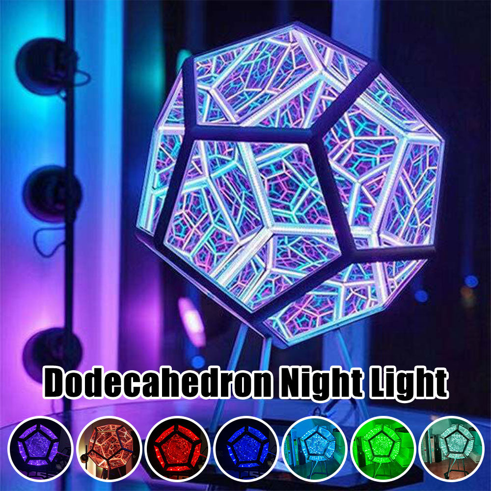 Infinite X Dodecahedron Christmas Decor Night Lights