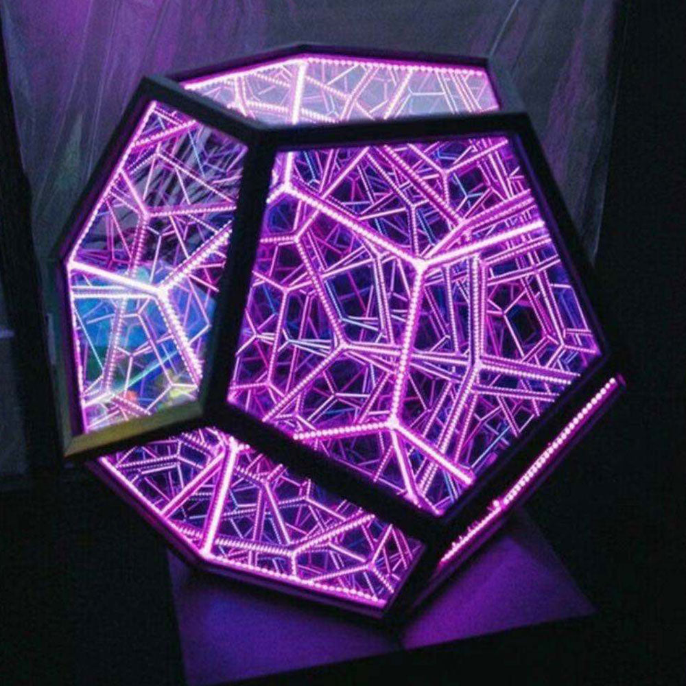 Infinite X Dodecahedron Christmas Decor Night Lights