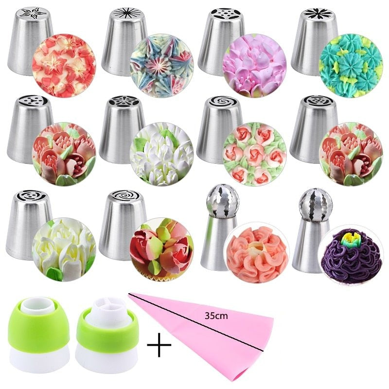 BeautyBake™ - Beautiful and professional cake baking - set of 8/13/27 pieces