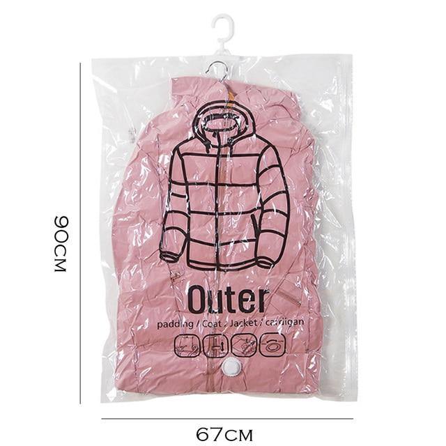 Closet Organizer Hanging Vacuum Bag