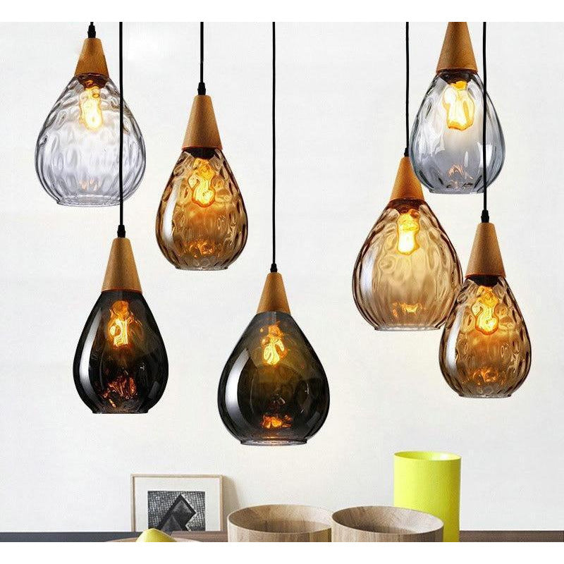 Modern Nordic Drop Glass Pendant Lamp