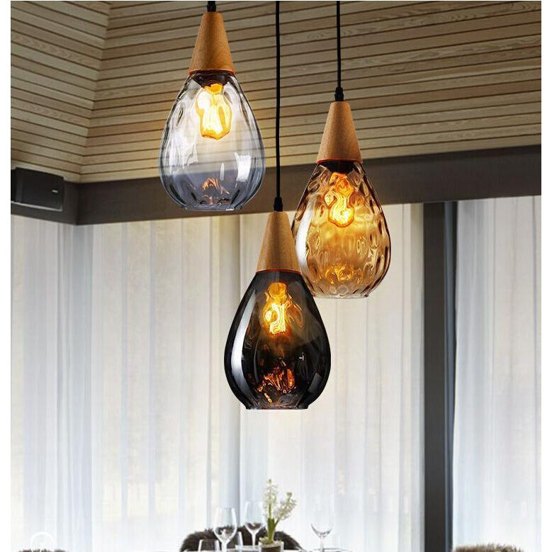 Modern Nordic Drop Glass Pendant Lamp